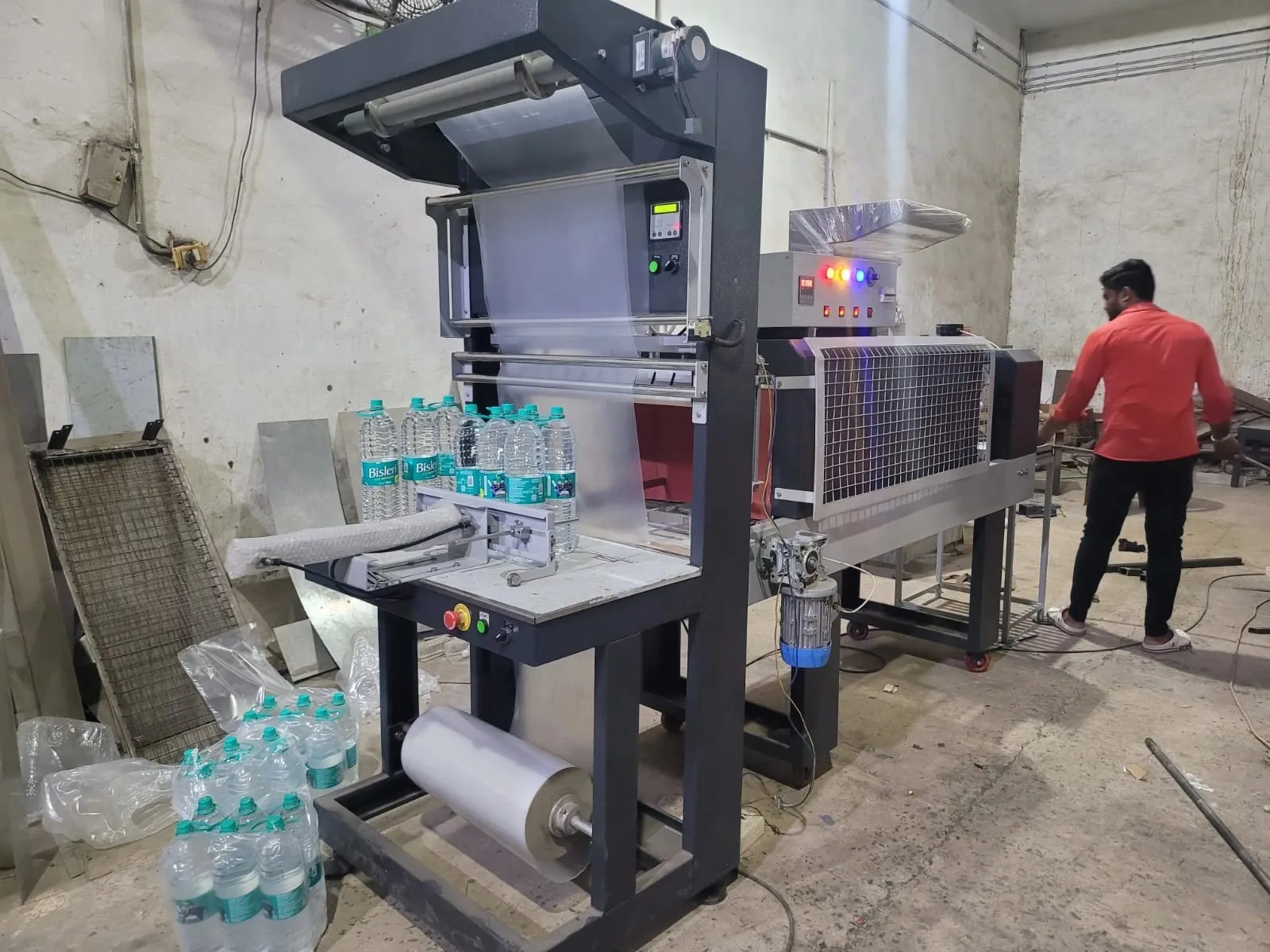 Semi Automatic Shrink Wrapping Machine